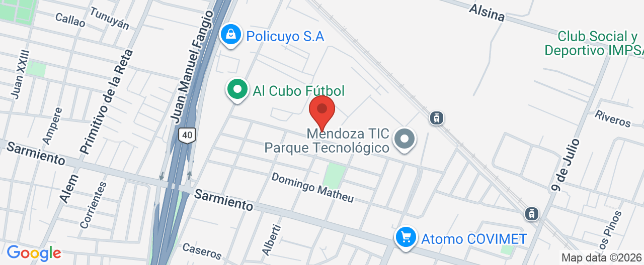 Mapa de la ubicación