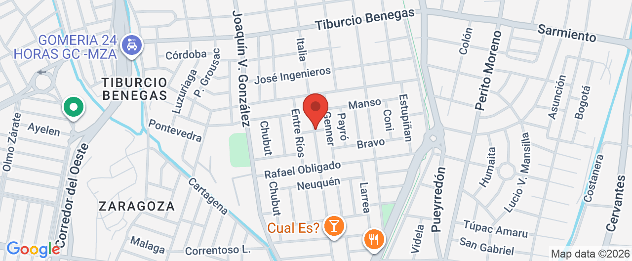 Mapa de la ubicación