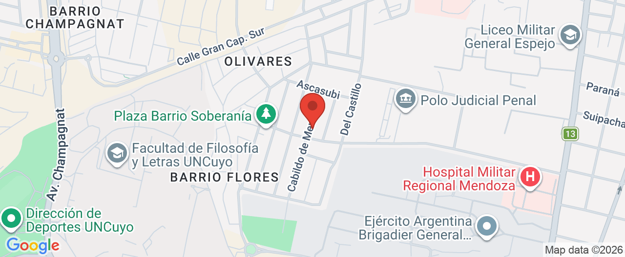 Mapa de la ubicación