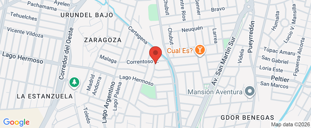 Mapa de la ubicación