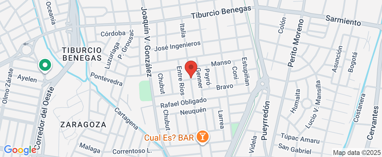 Mapa de la ubicación