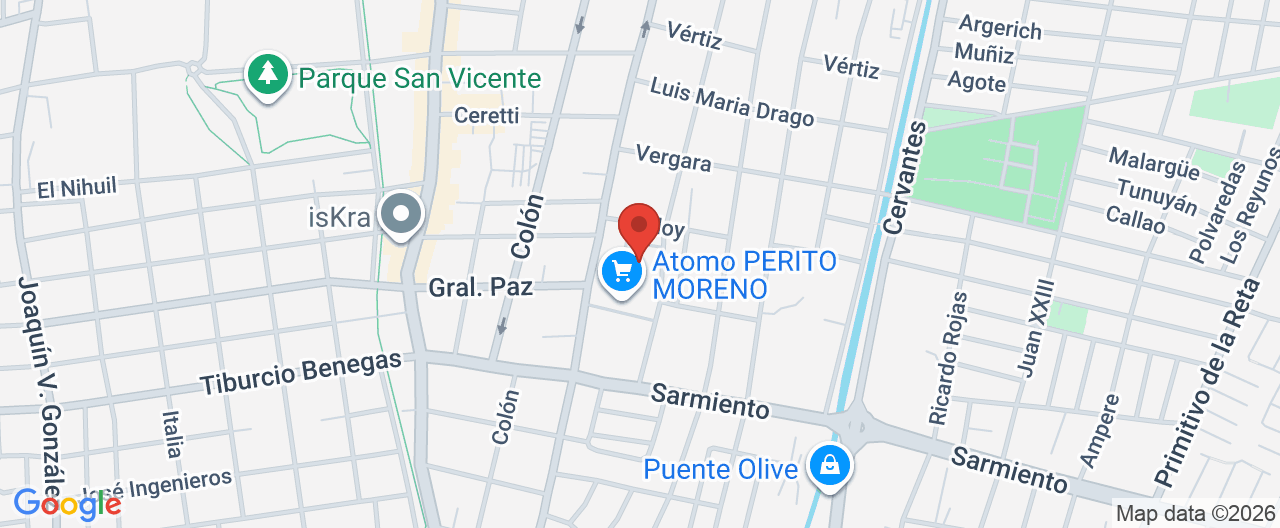 Mapa de la ubicación