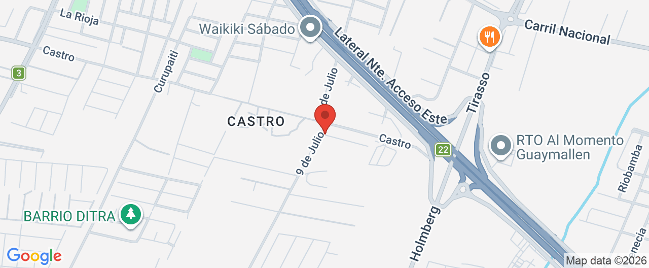 Mapa de la ubicación