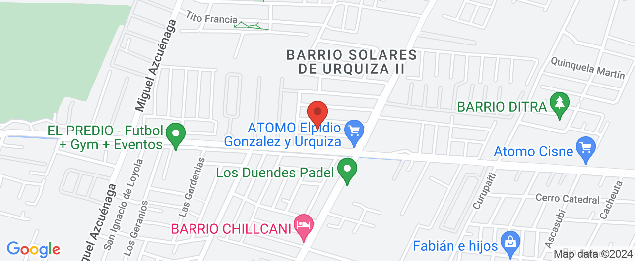 Mapa de la ubicación