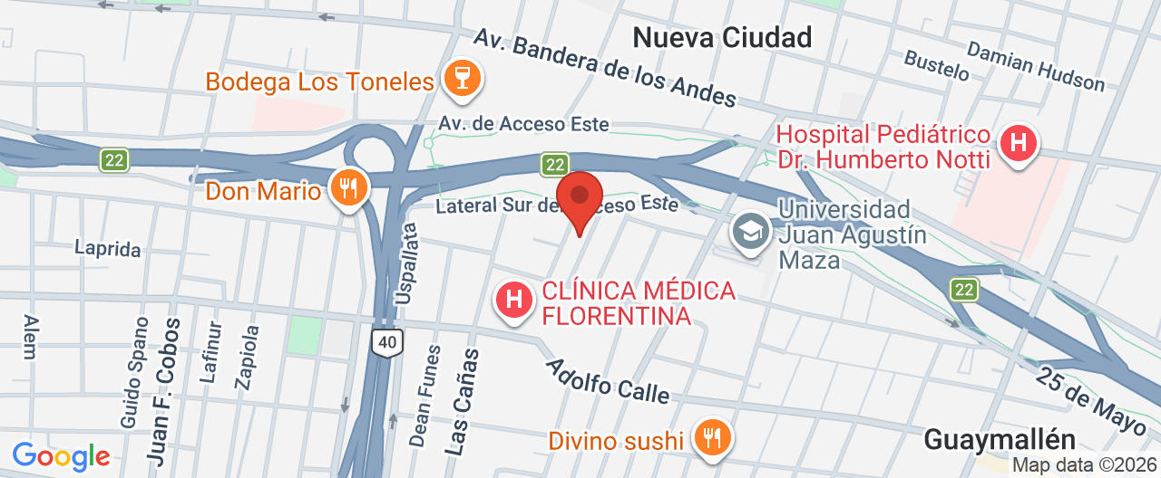Mapa de la ubicación
