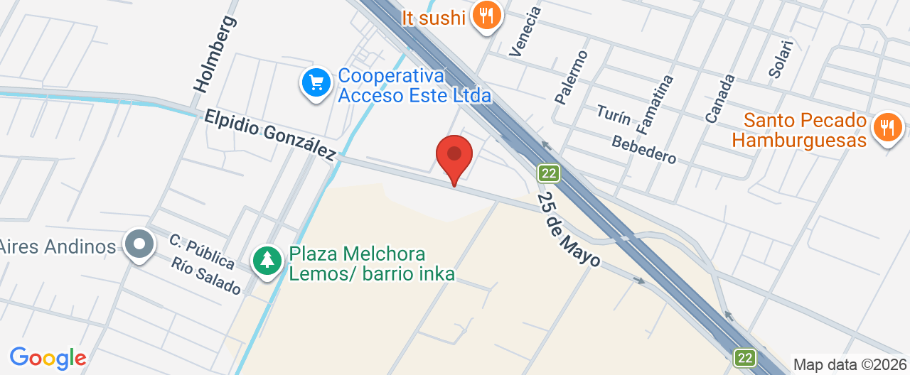 Mapa de la ubicación