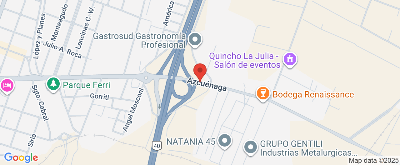 Mapa de la ubicación