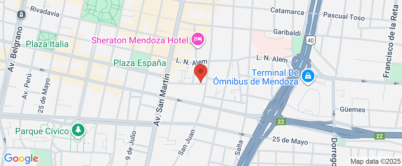 Mapa de la ubicación