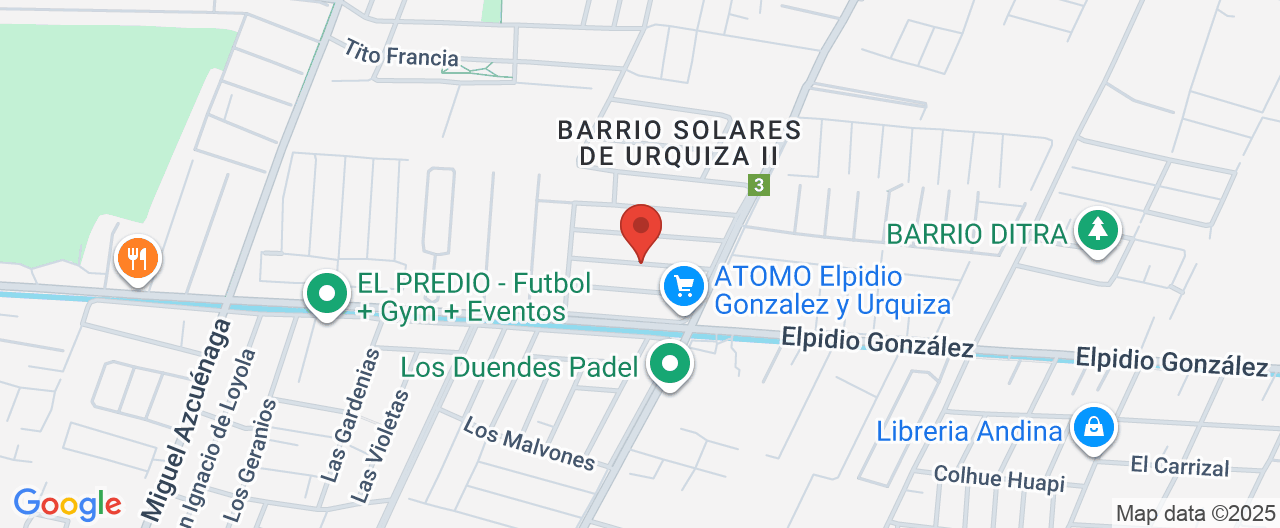 Mapa de la ubicación
