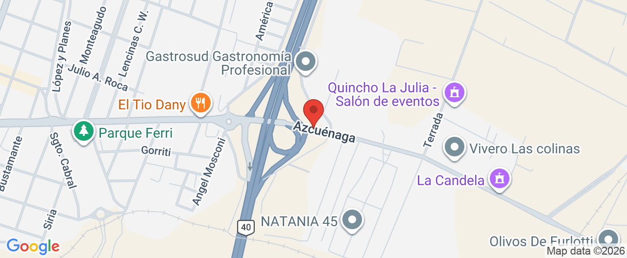 Mapa de la ubicación