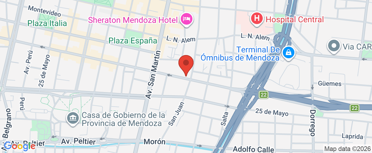 Mapa de la ubicación