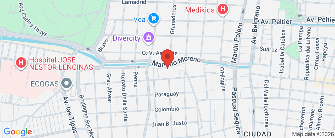 Mapa de la ubicación