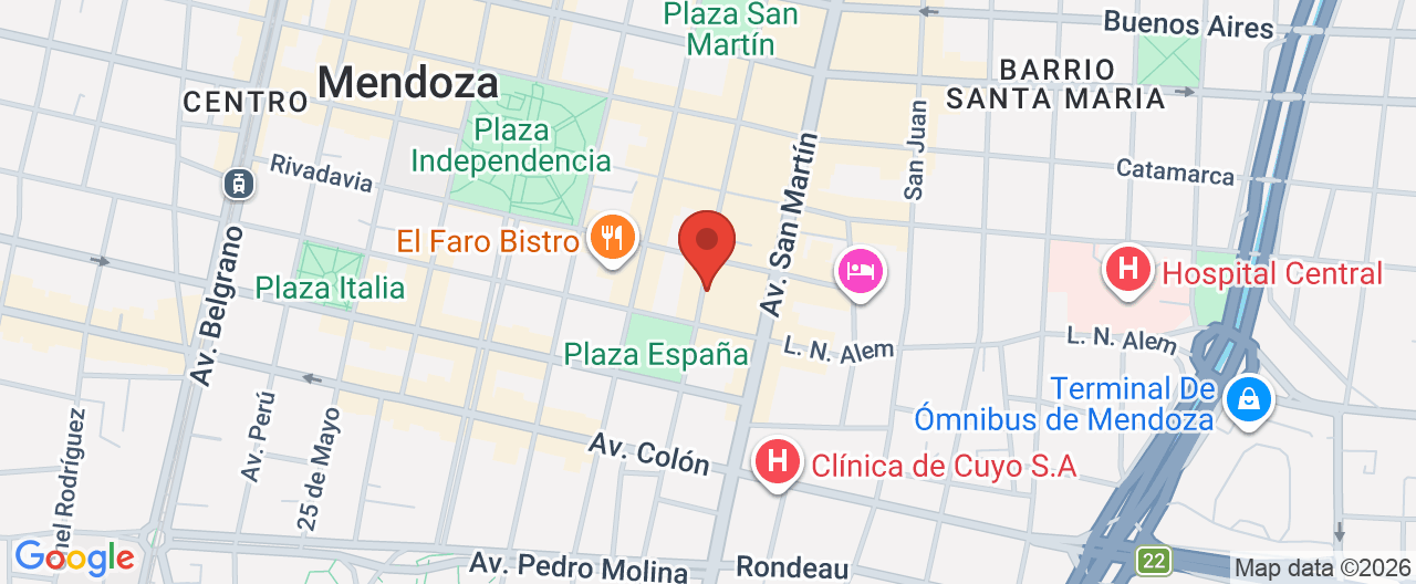Mapa de la ubicación