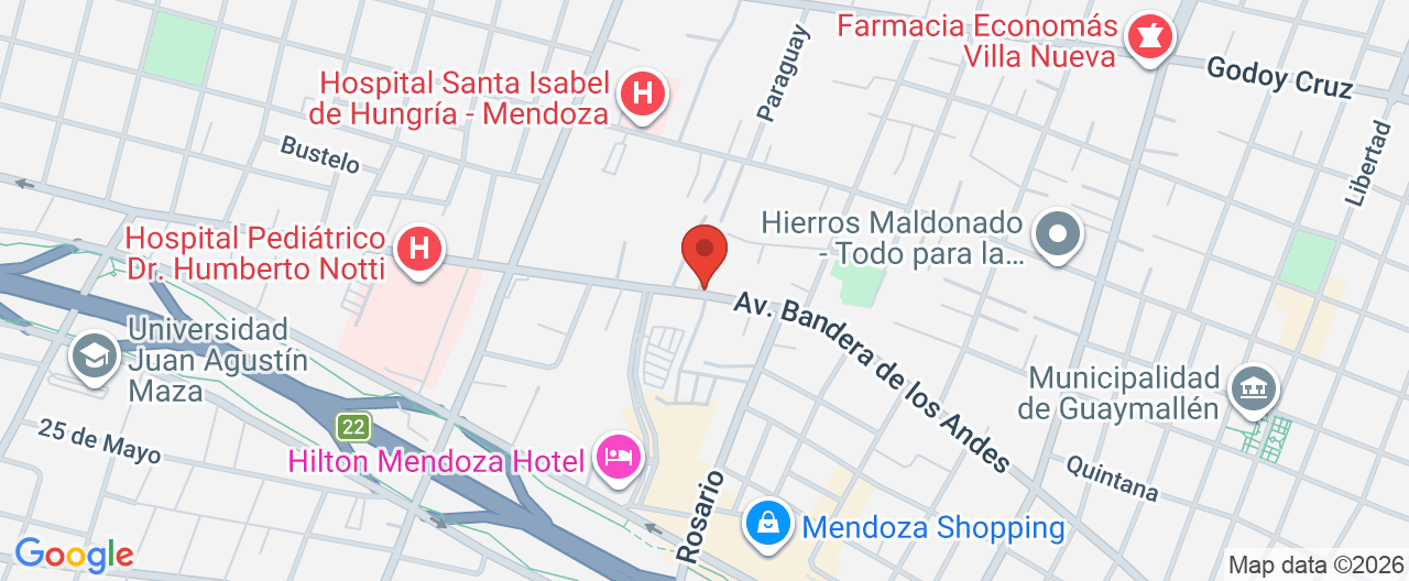 Mapa de la ubicación