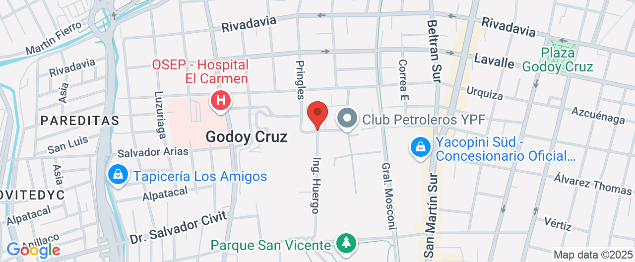 Mapa de la ubicación