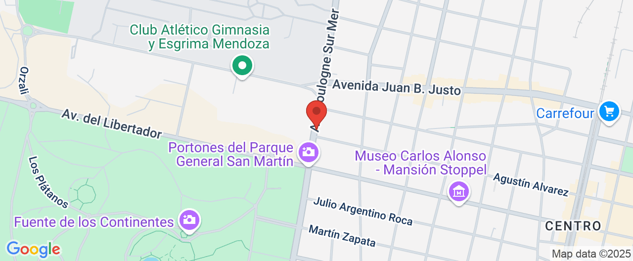 Mapa de la ubicación