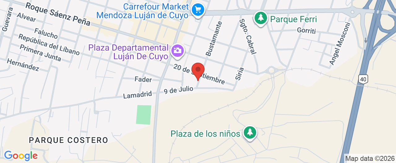 Mapa de la ubicación
