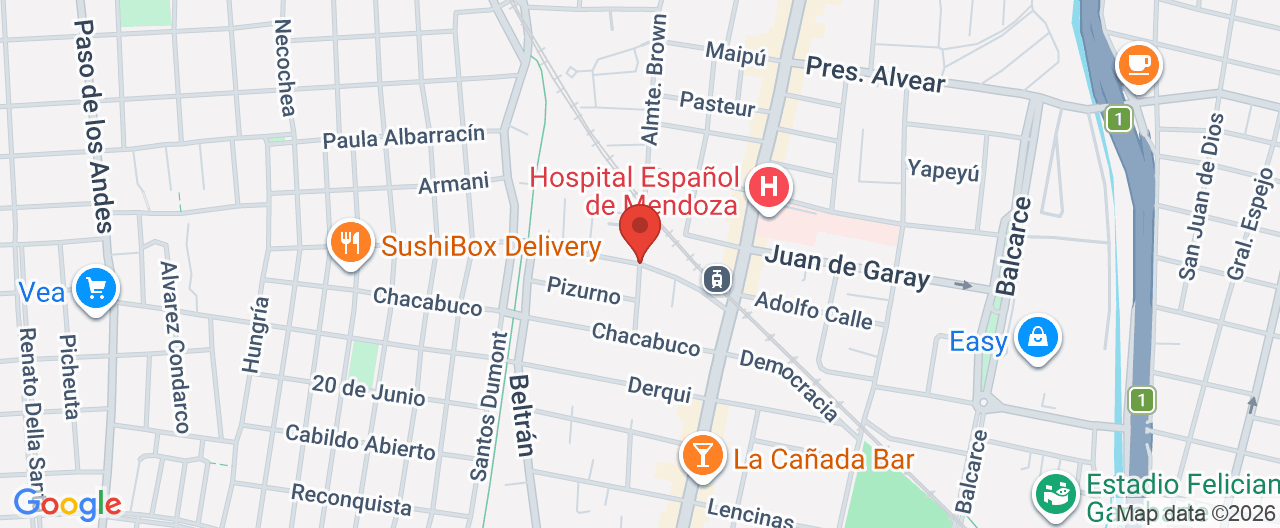 Mapa de la ubicación