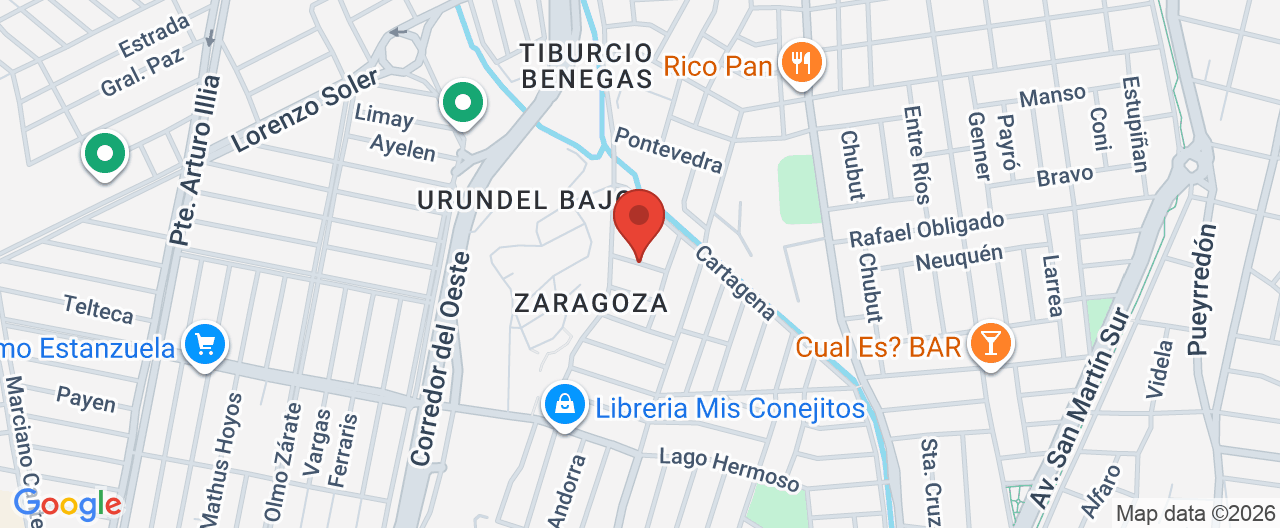Mapa de la ubicación