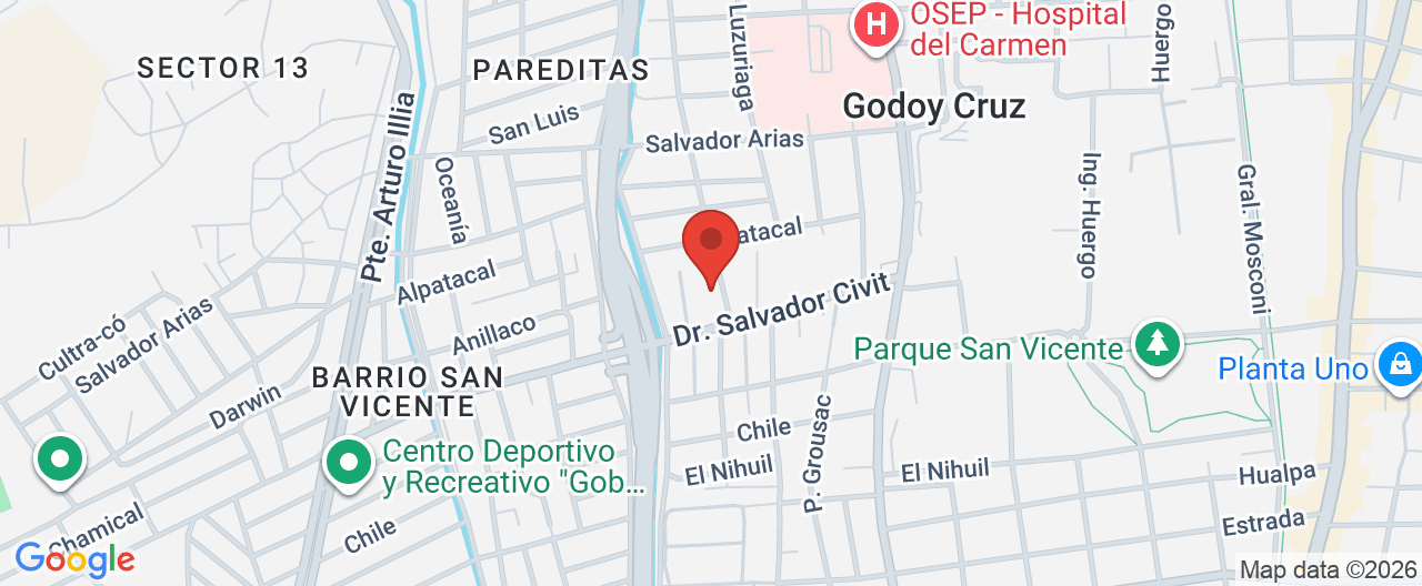 Mapa de la ubicación