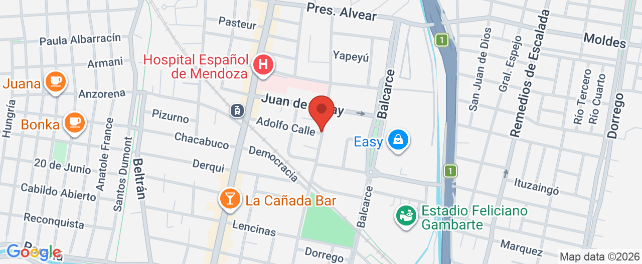 Mapa de la ubicación