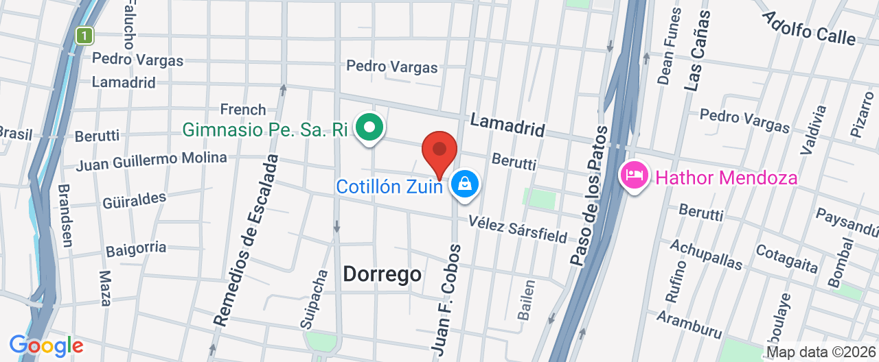 Mapa de la ubicación