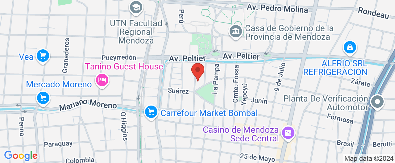 Mapa de la ubicación