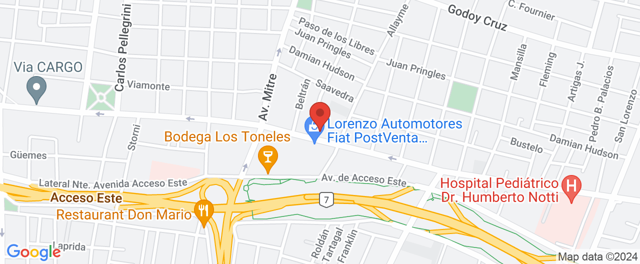 Mapa de la ubicación