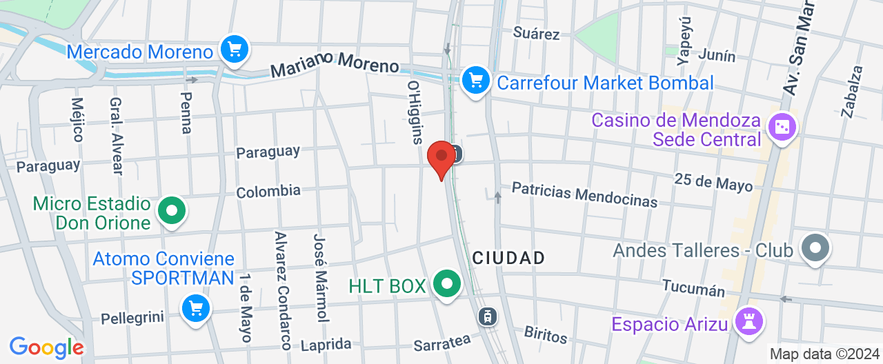 Mapa de la ubicación