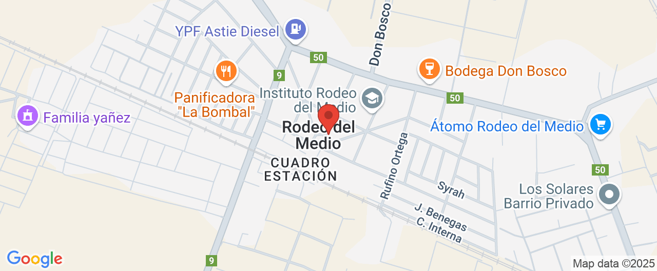 Mapa de la ubicación