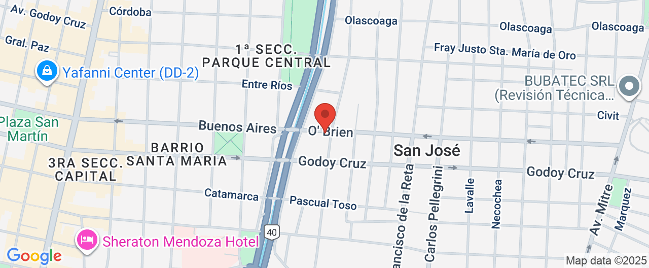 Mapa de la ubicación