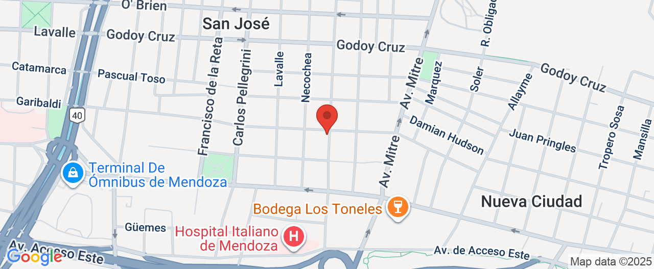 Mapa de la ubicación