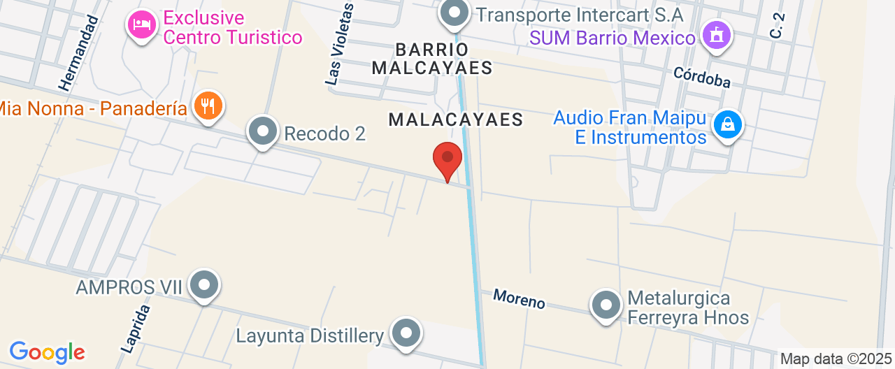 Mapa de la ubicación