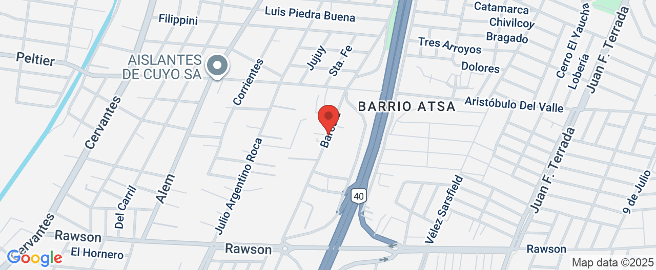 Mapa de la ubicación