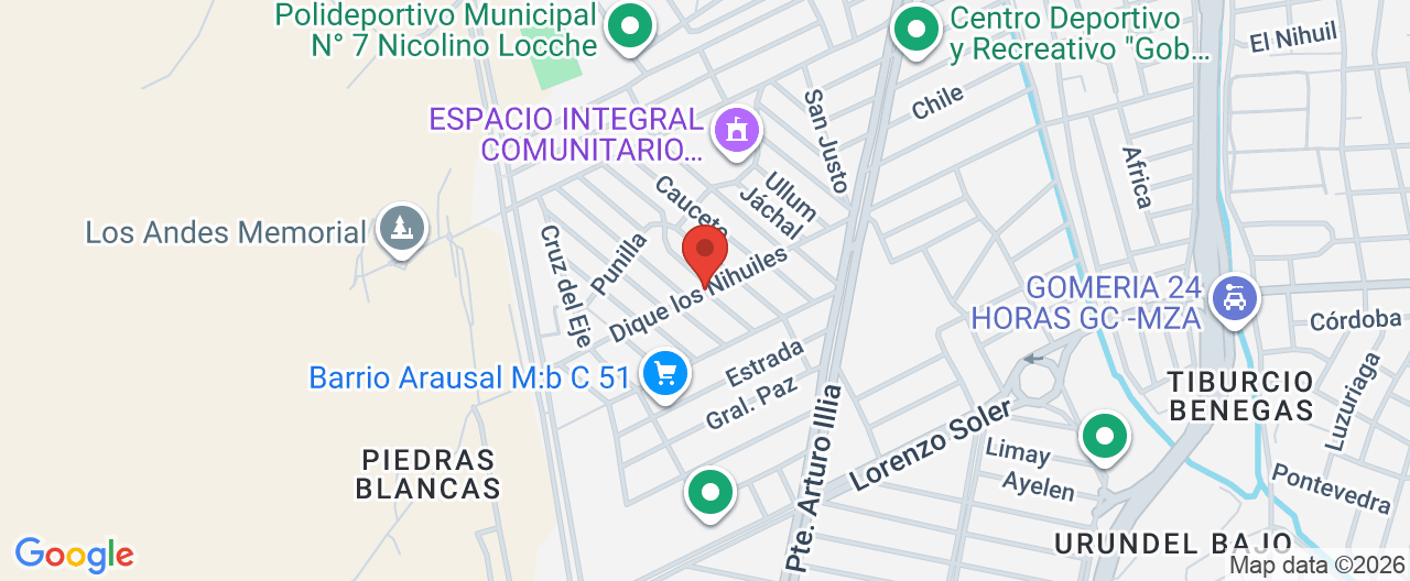 Mapa de la ubicación