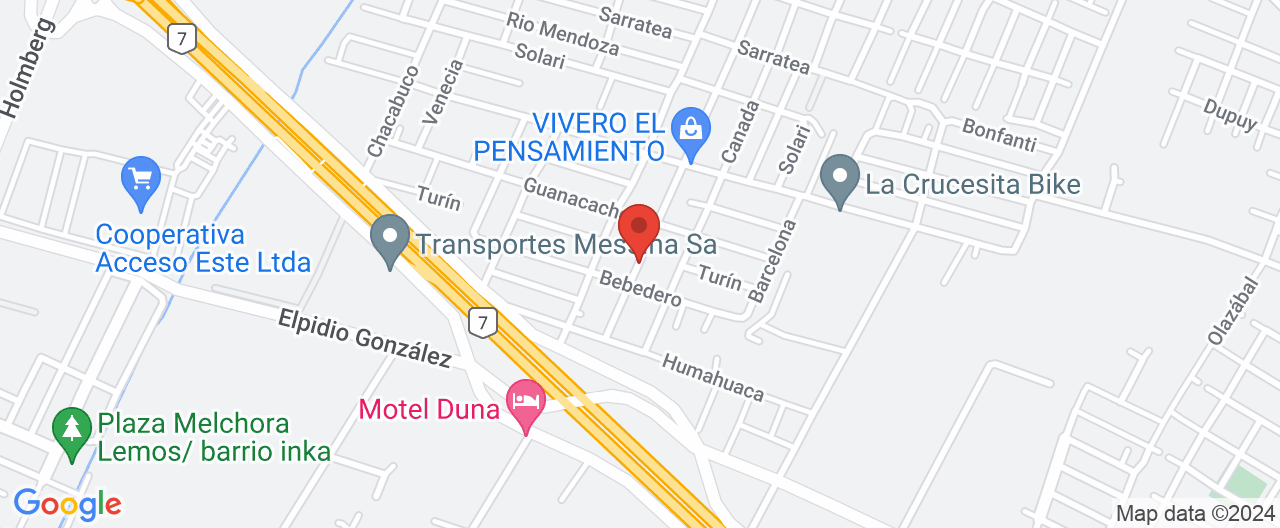Mapa de la ubicación