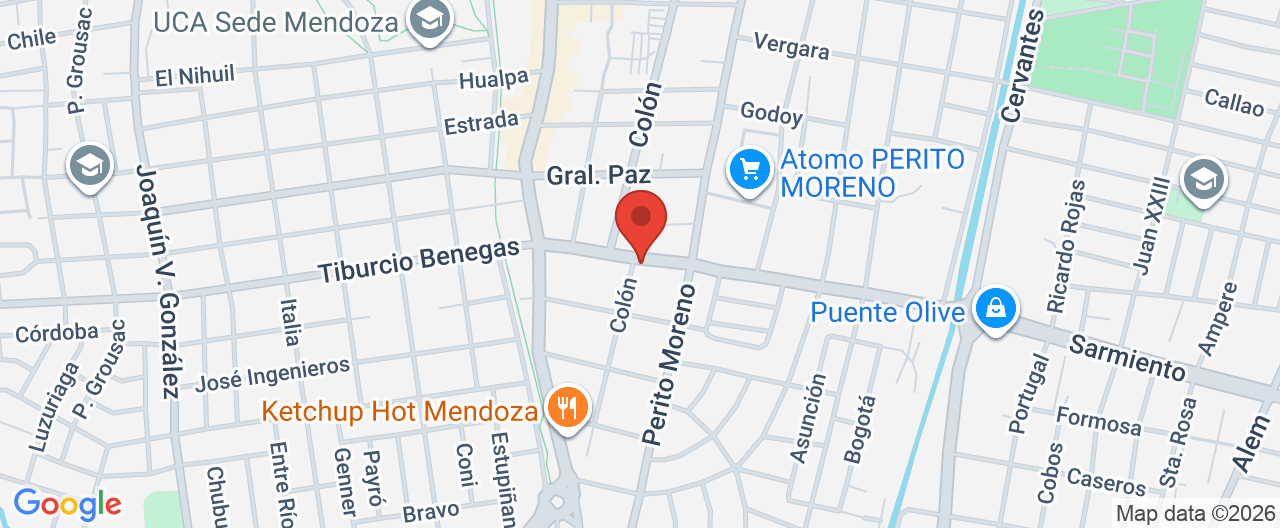 Mapa de la ubicación