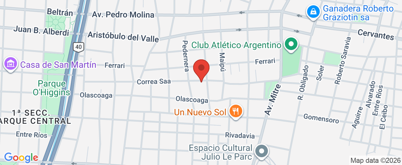 Mapa de la ubicación