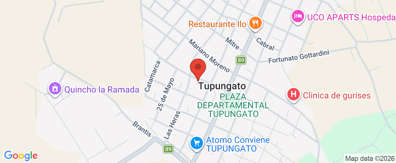 Mapa de la ubicación