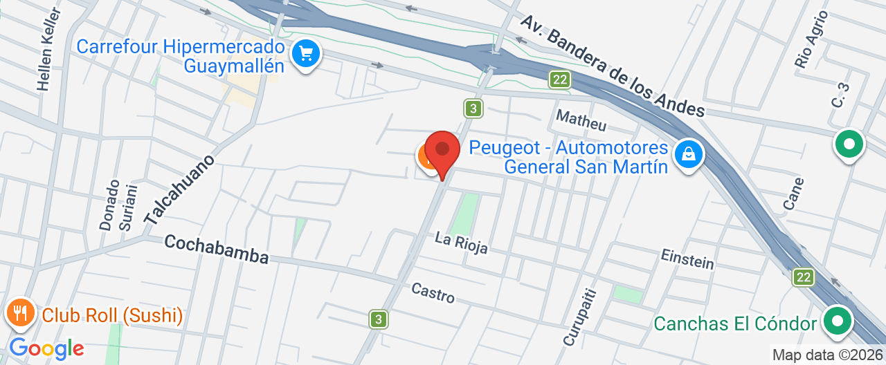 Mapa de la ubicación