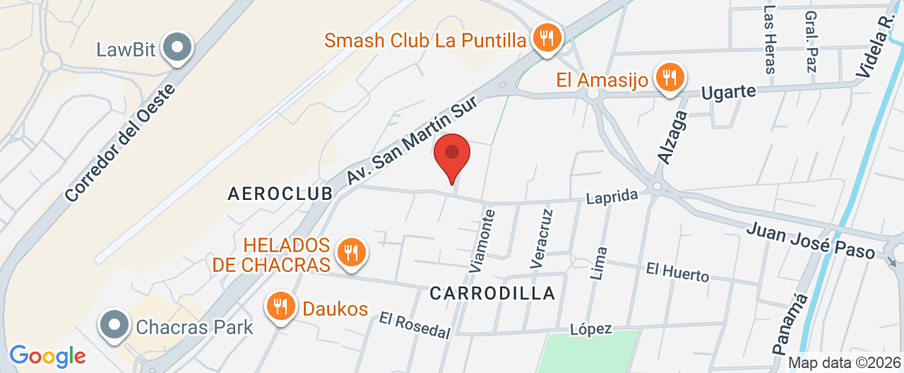 Mapa de la ubicación