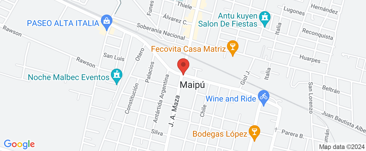 Mapa de la ubicación
