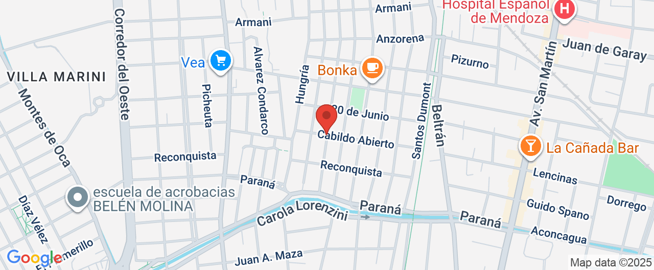 Mapa de la ubicación
