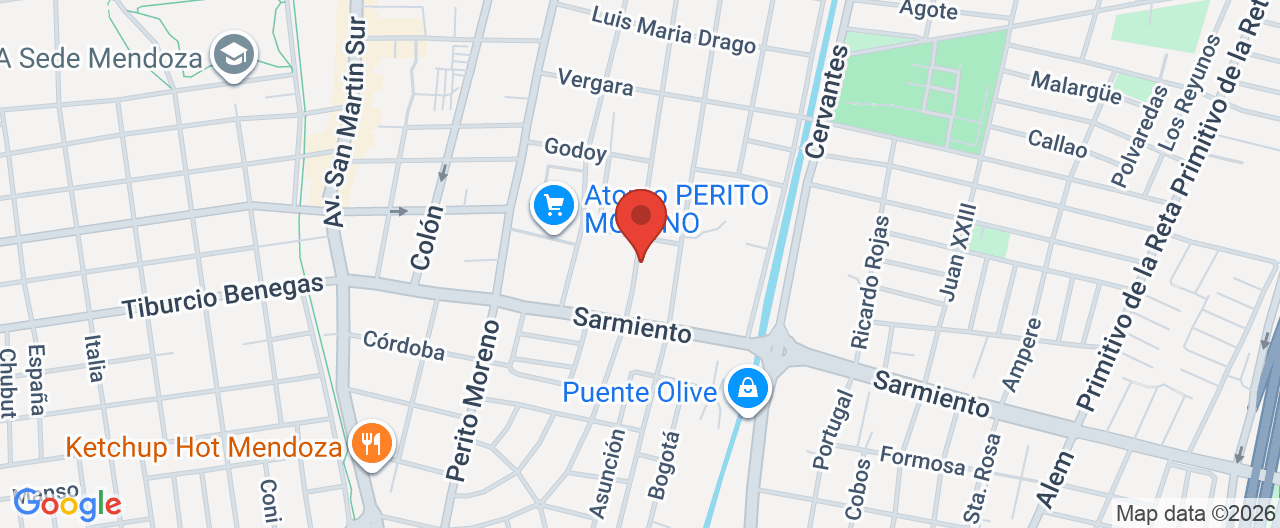Mapa de la ubicación