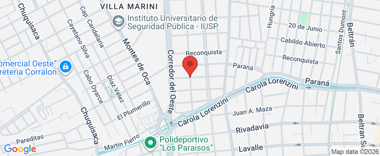 Mapa de la ubicación