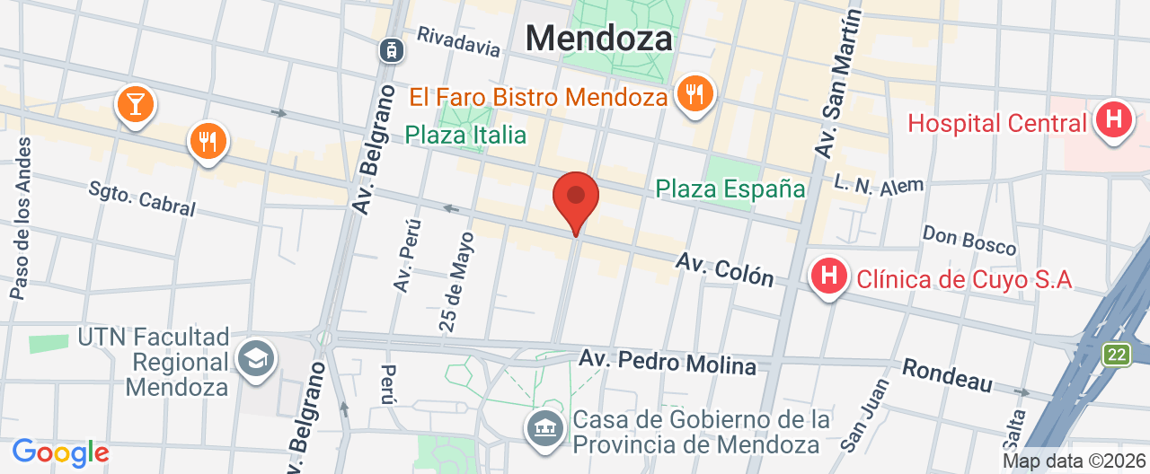 Mapa de la ubicación