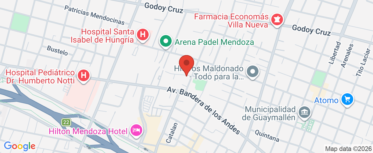 Mapa de la ubicación
