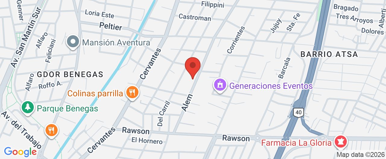 Mapa de la ubicación