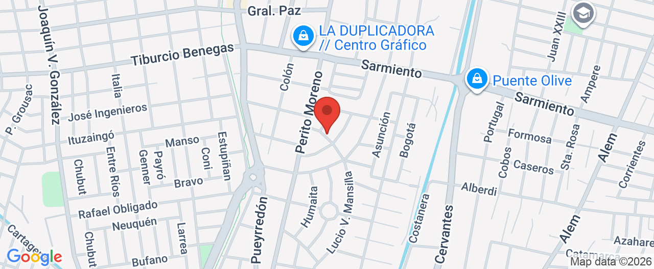 Mapa de la ubicación