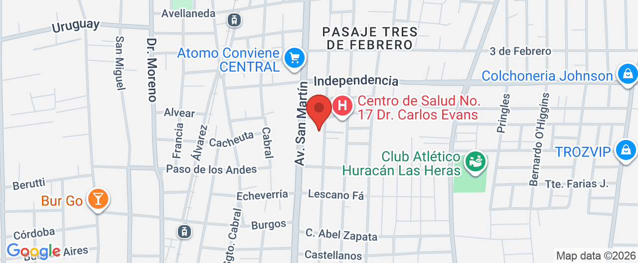 Mapa de la ubicación